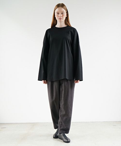 VU ヴウ dyed tapered pants［SUMI] 染テーパードパンツ425-VU-09