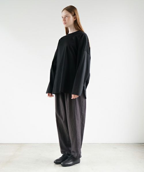 VU ヴウ dyed tapered pants［SUMI] 染テーパードパンツ425-VU-09