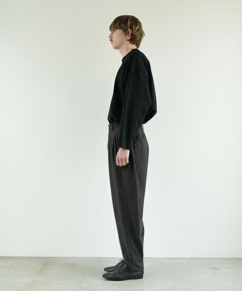 VU ヴウ dyed tapered pants［SUMI] 染テーパードパンツ425-VU-09
