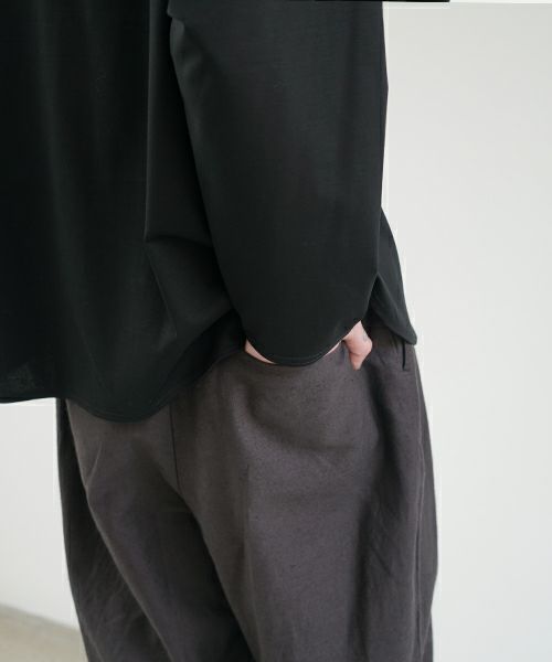VU ヴウ dyed tapered pants［SUMI] 染テーパードパンツ425-VU-09