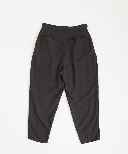 VU ヴウ dyed tapered pants［SUMI] 染テーパードパンツ425-VU-09