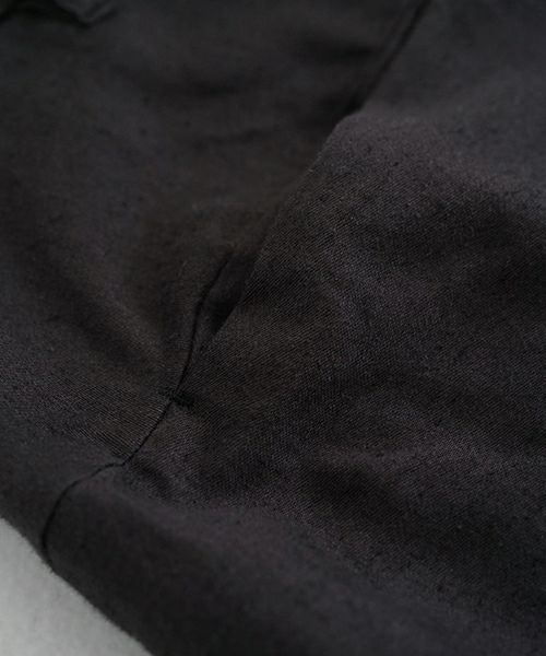 VU ヴウ dyed tapered pants［SUMI] 染テーパードパンツ425-VU-09