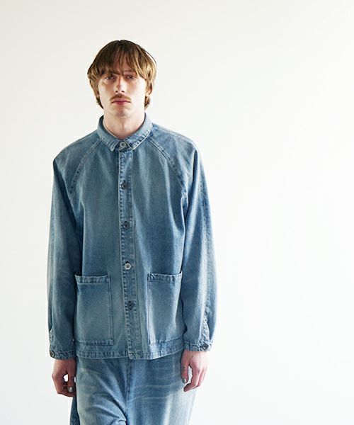 VU ヴウ vintage denim work jacket [VINTAGE BLUE]  ヴィンテージデニムワークジャケット vu-jkt-005