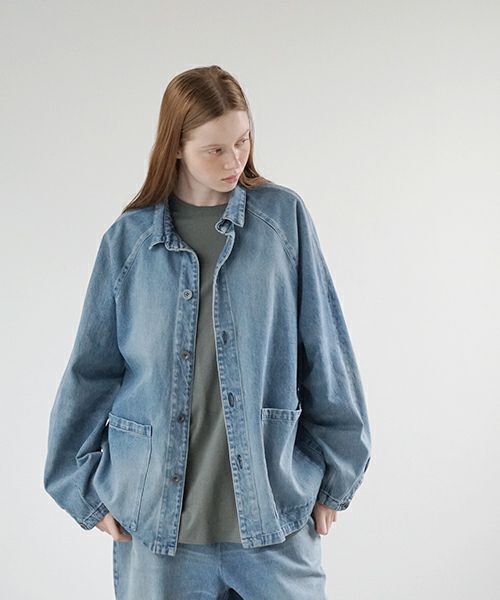 VU ヴウ vintage denim work jacket [VINTAGE BLUE]  ヴィンテージデニムワークジャケット vu-jkt-005