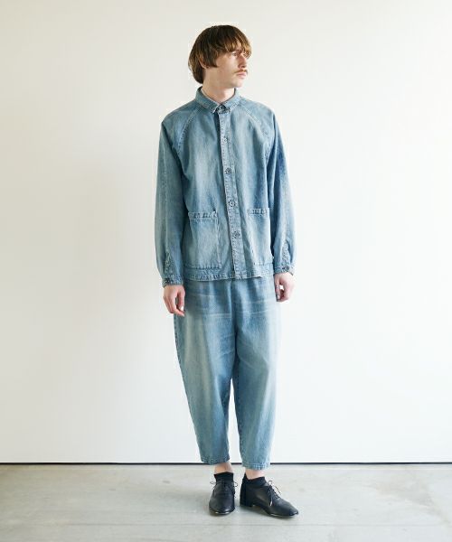 VU ヴウ vintage denim work jacket [VINTAGE BLUE]  ヴィンテージデニムワークジャケット vu-jkt-005