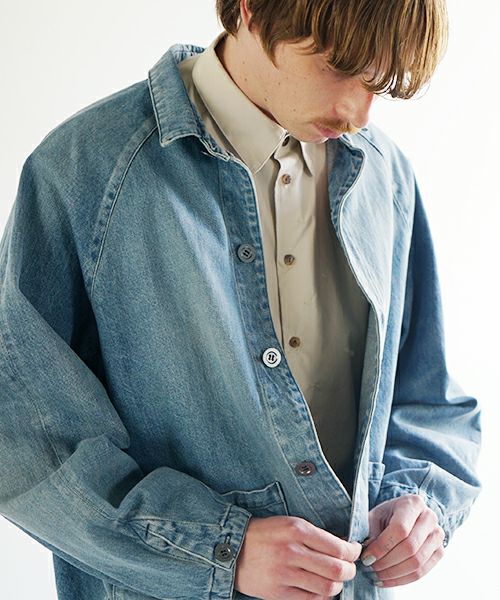 VU ヴウ vintage denim work jacket [VINTAGE BLUE]  ヴィンテージデニムワークジャケット vu-jkt-005