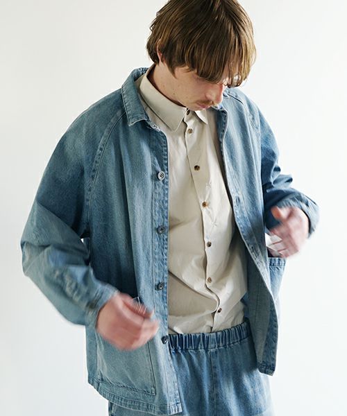 VU ヴウ vintage denim work jacket [VINTAGE BLUE]  ヴィンテージデニムワークジャケット vu-jkt-005