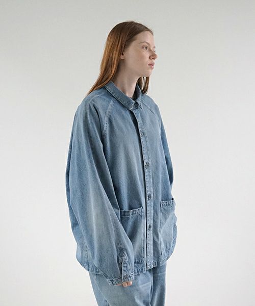VU ヴウ vintage denim work jacket [VINTAGE BLUE]  ヴィンテージデニムワークジャケット vu-jkt-005