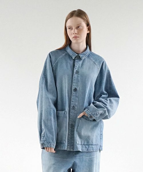 VU ヴウ vintage denim work jacket [VINTAGE BLUE]  ヴィンテージデニムワークジャケット vu-jkt-005