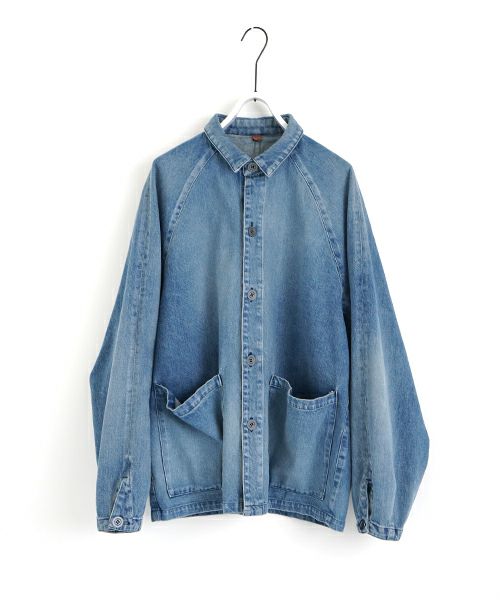 VU ヴウ vintage denim work jacket [VINTAGE BLUE]  ヴィンテージデニムワークジャケット vu-jkt-005