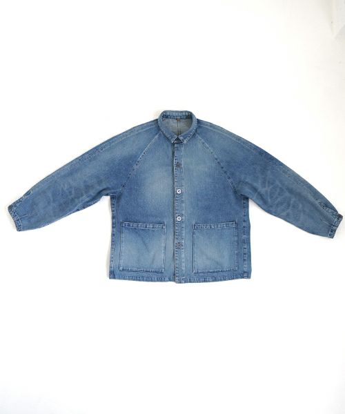 VU ヴウ vintage denim work jacket [VINTAGE BLUE]  ヴィンテージデニムワークジャケット vu-jkt-005