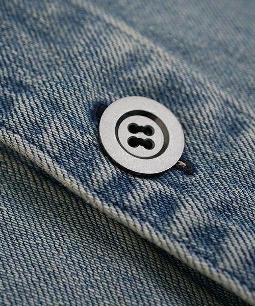 VU ヴウ vintage denim work jacket [VINTAGE BLUE]  ヴィンテージデニムワークジャケット vu-jkt-005