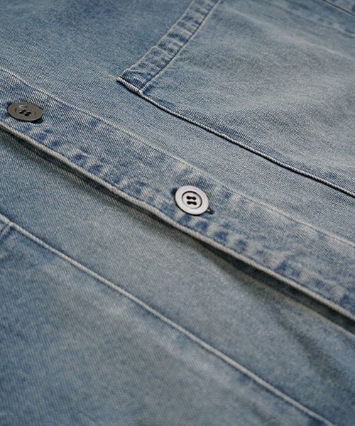 VU ヴウ vintage denim work jacket [VINTAGE BLUE]  ヴィンテージデニムワークジャケット vu-jkt-005