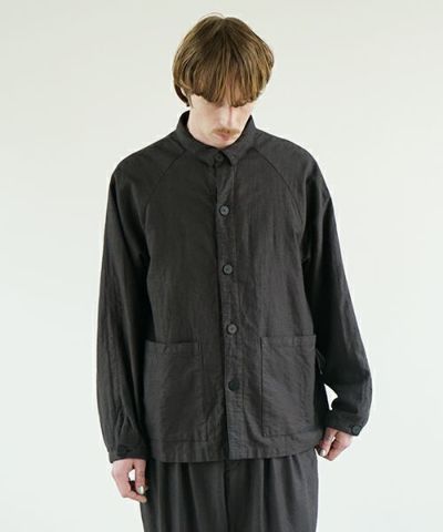 VU<br>ヴウ<br>dyed work jacket [SUMI] <br>染ワークジャケット<br>vu-jkt-005