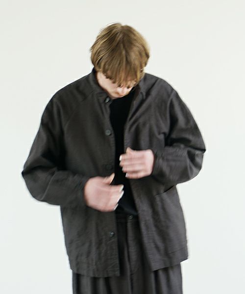 VU ヴウ dyed work jacket [SUMI]  染ワークジャケット vu-jkt-005