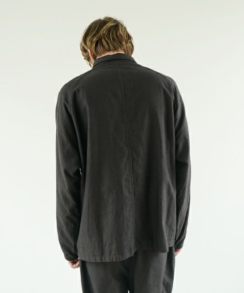 VU ヴウ dyed work jacket [SUMI] 染ワークジャケット vu-jkt-005