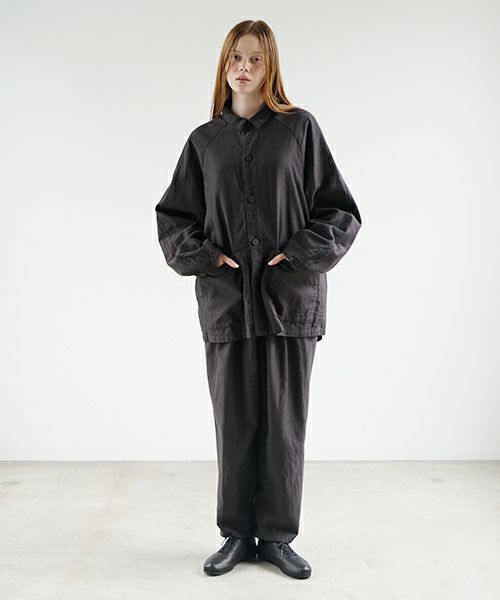 VU ヴウ dyed work jacket [SUMI]  染ワークジャケット vu-jkt-005