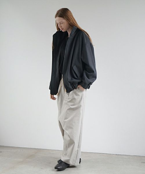 ヴウ ブルゾンコート ブラック 1 VU ヴウ flight blouson[MOSS DARK GRAY] フライトブルゾン vu-blu-003