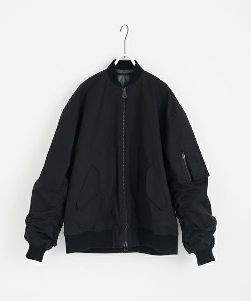 VU ヴウ big MA-1[BLACK] ビックエムエーワン vu-blu-005