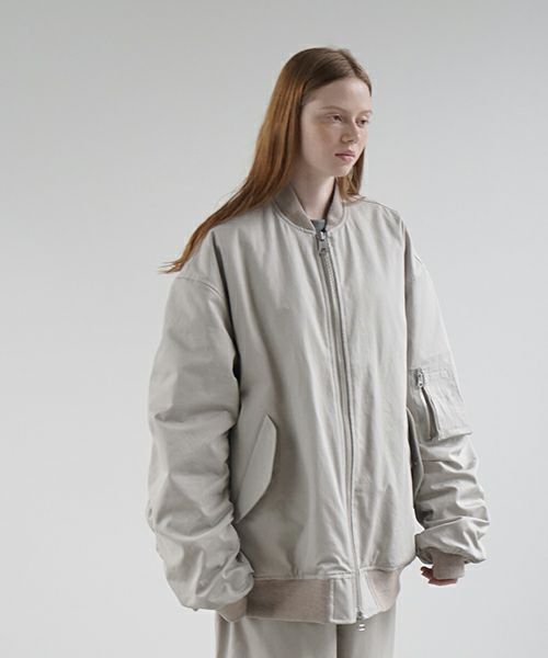 VU ヴウ big MA-1[CHALK] ビックエムエーワン vu-blu-005