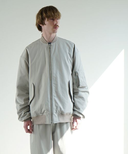 VU ヴウ big MA-1[CHALK] ビックエムエーワン vu-blu-005