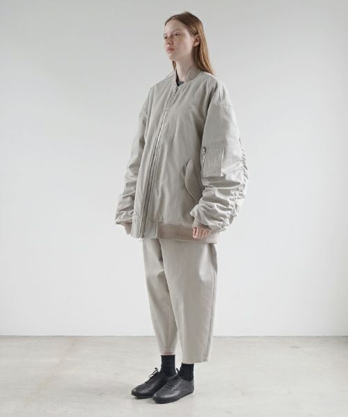 VU ヴウ big MA-1[CHALK] ビックエムエーワン vu-blu-005