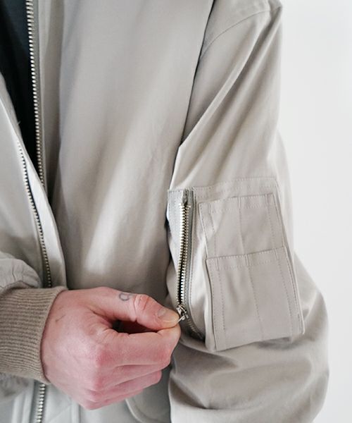 VU ヴウ big MA-1[CHALK] ビックエムエーワン vu-blu-005