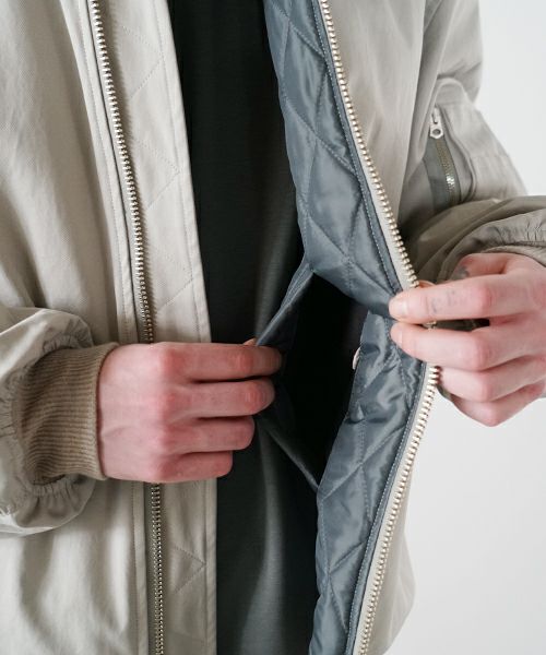 VU ヴウ big MA-1[CHALK] ビックエムエーワン vu-blu-005