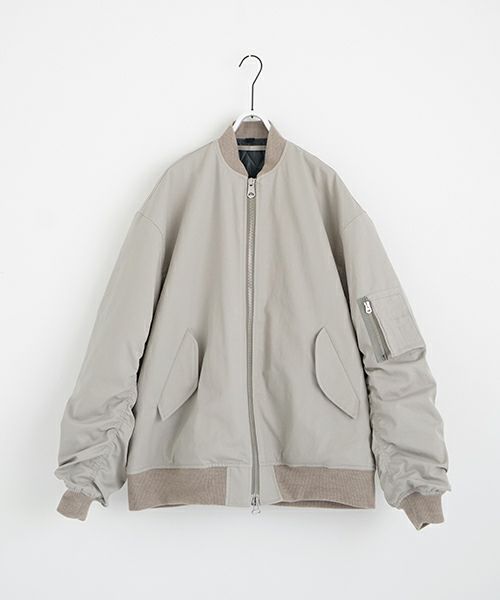 VU ヴウ big MA-1[CHALK] ビックエムエーワン vu-blu-005