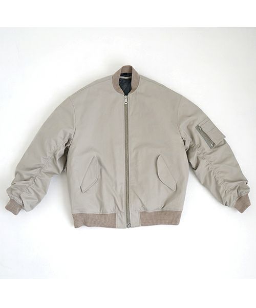 VU ヴウ big MA-1[CHALK] ビックエムエーワン vu-blu-005