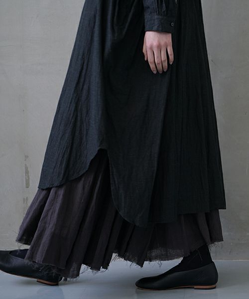 suzuki takayuki スズキタカユキ weather-cloth shirt [A251-03/ebony black]