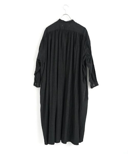 suzuki takayuki スズキタカユキ weather-cloth shirt [A251-03/ebony black]