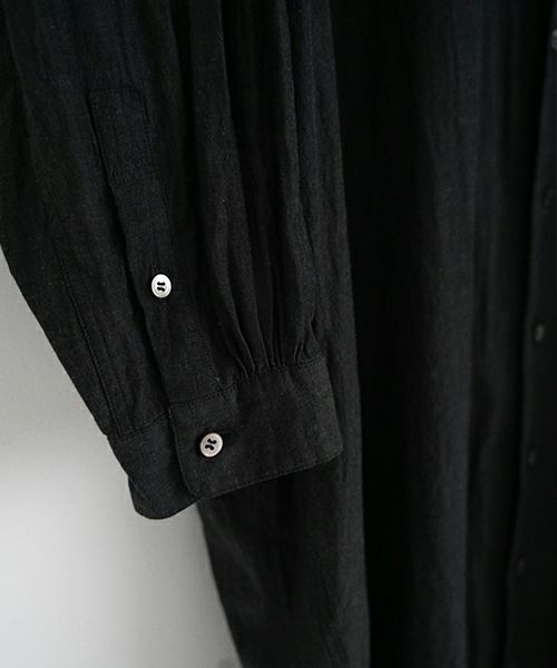 suzuki takayuki スズキタカユキ weather-cloth shirt [A251-03/ebony black]
