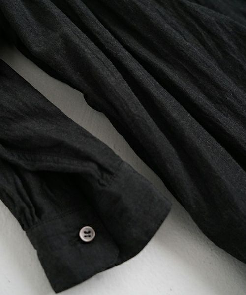 suzuki takayuki スズキタカユキ weather-cloth shirt [A251-03/ebony black]