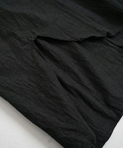 suzuki takayuki スズキタカユキ weather-cloth shirt [A251-03/ebony black]