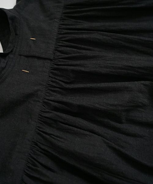 suzuki takayuki スズキタカユキ weather-cloth shirt [A251-03/ebony black]