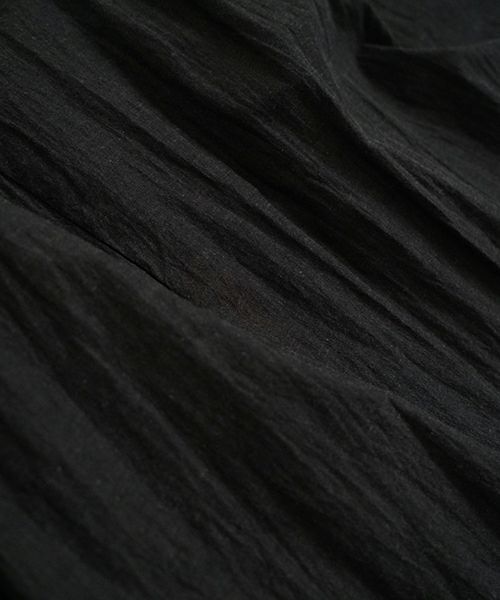 suzuki takayuki スズキタカユキ weather-cloth shirt [A251-03/ebony black]