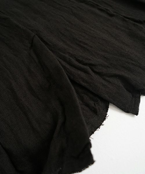 suzuki takayuki スズキタカユキ frayed short jacket[A251-09/lamp black]