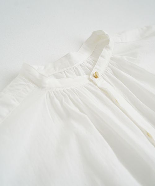 suzuki takayuki スズキタカユキ khadi shirtⅠ [T001-14-1/off white] カディシャツ