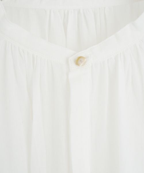 suzuki takayuki スズキタカユキ khadi shirtⅠ [T001-14-1/off white] カディシャツ