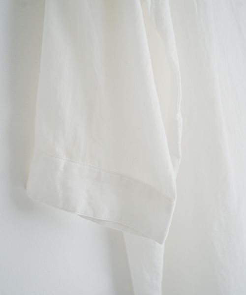 suzuki takayuki スズキタカユキ khadi shirtⅠ [T001-14-1/off white] カディシャツ