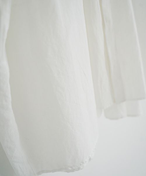 suzuki takayuki スズキタカユキ khadi shirtⅠ [T001-14-1/off white] カディシャツ