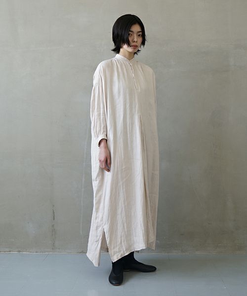 suzuki takayuki スズキタカユキ peasant dress I [A251-22/ivory]