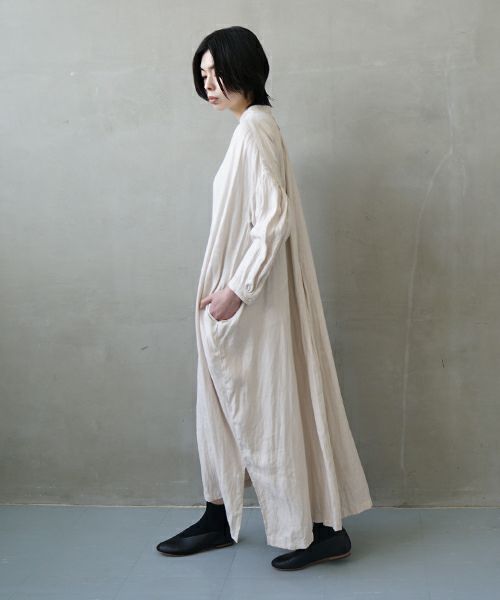 suzuki takayuki スズキタカユキ peasant dress I [A251-22/ivory]