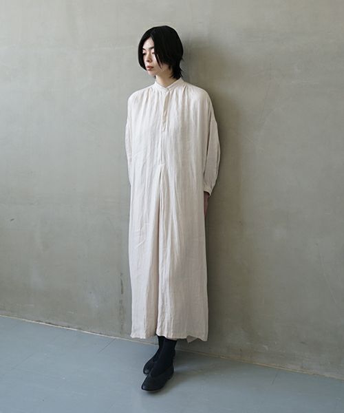 suzuki takayuki スズキタカユキ peasant dress I [A251-22/ivory]