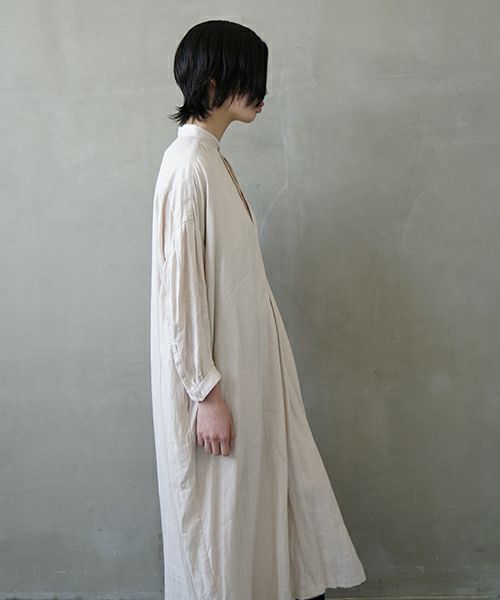 suzuki takayuki スズキタカユキ peasant dress I [A251-22/ivory]
