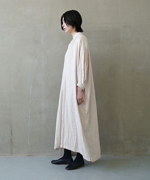 suzuki takayuki スズキタカユキ peasant dress I [A251-22/ivory]