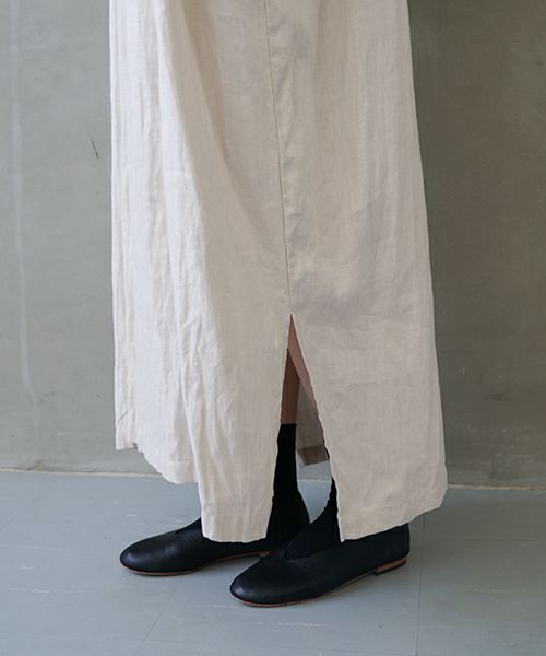 suzuki takayuki スズキタカユキ peasant dress I [A251-22/ivory]