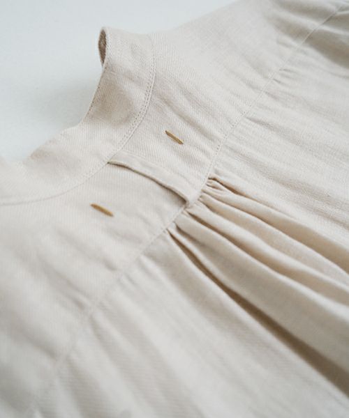 suzuki takayuki スズキタカユキ peasant dress I [A251-22/ivory]