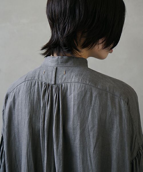 suzuki takayuki スズキタカユキ peasant dress I [A251-22/moss grey]